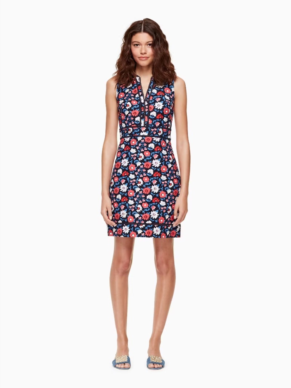 NWOT Kate Spade Shore Thing Daisy Jacquard Sheath Dress - size 14